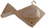 pesce di legno